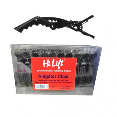 Hi Lift Alligator Clips - Black, 10pk
